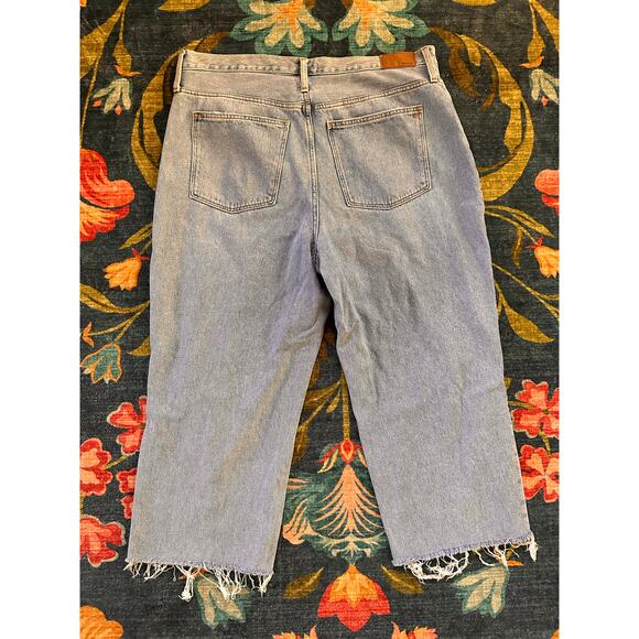 Madewell Baggy Straight Jeans Size 33 - Picture 2 of 5